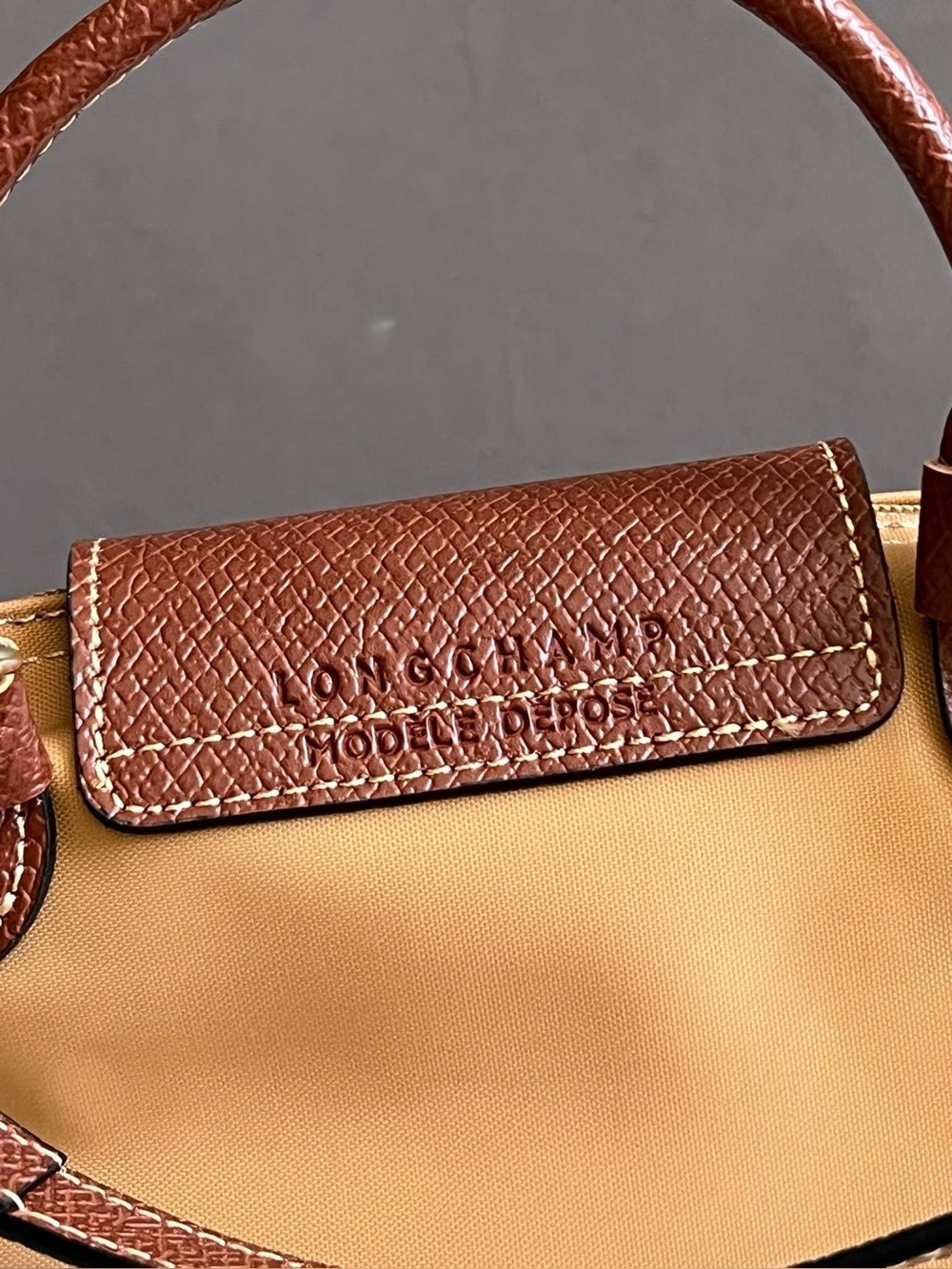 Longchamp XS Le Pliage Original Pouch with Strap - Picture 7 of 14